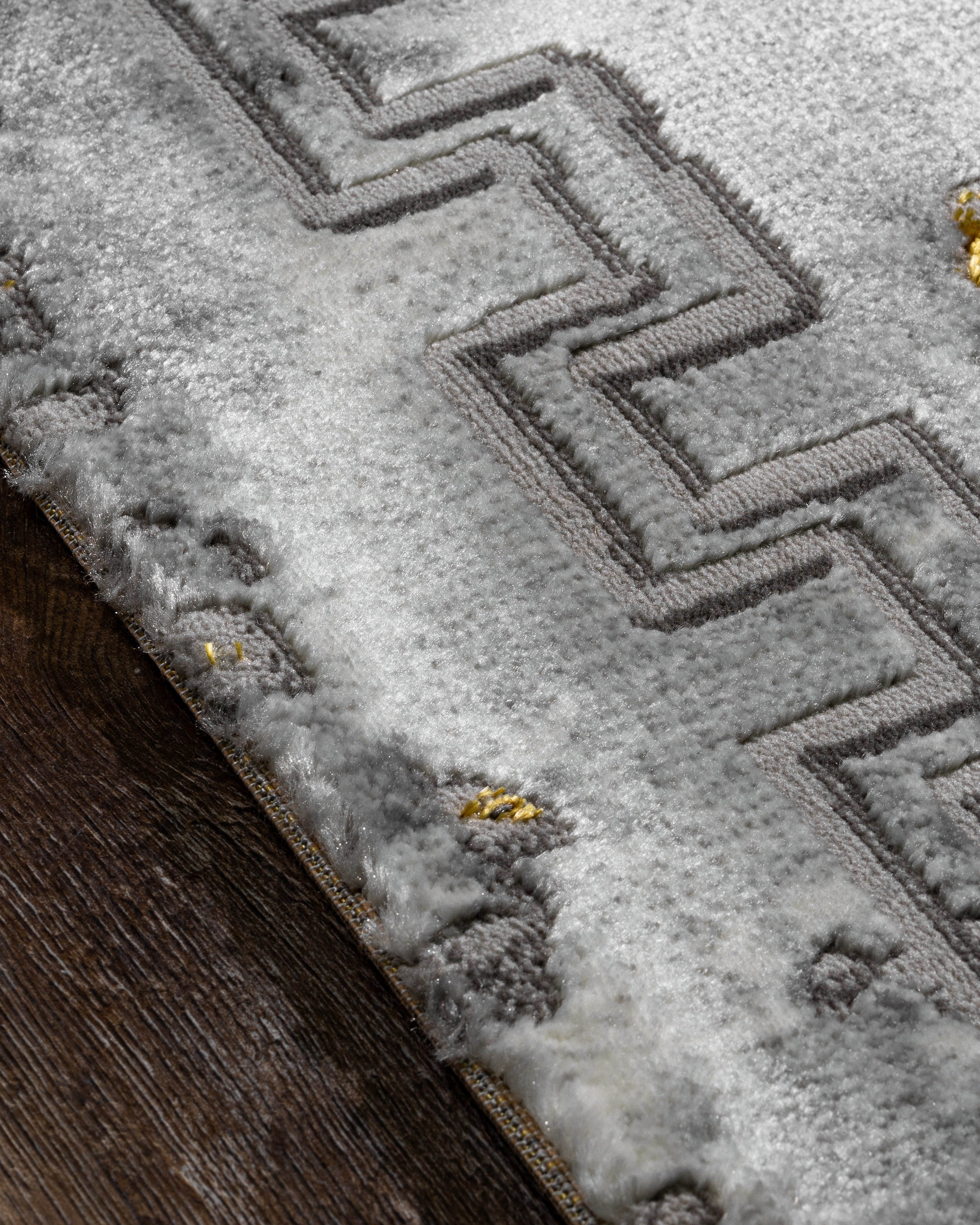 Rumefa- Marmaris Hochflor Textur Teppich T038A