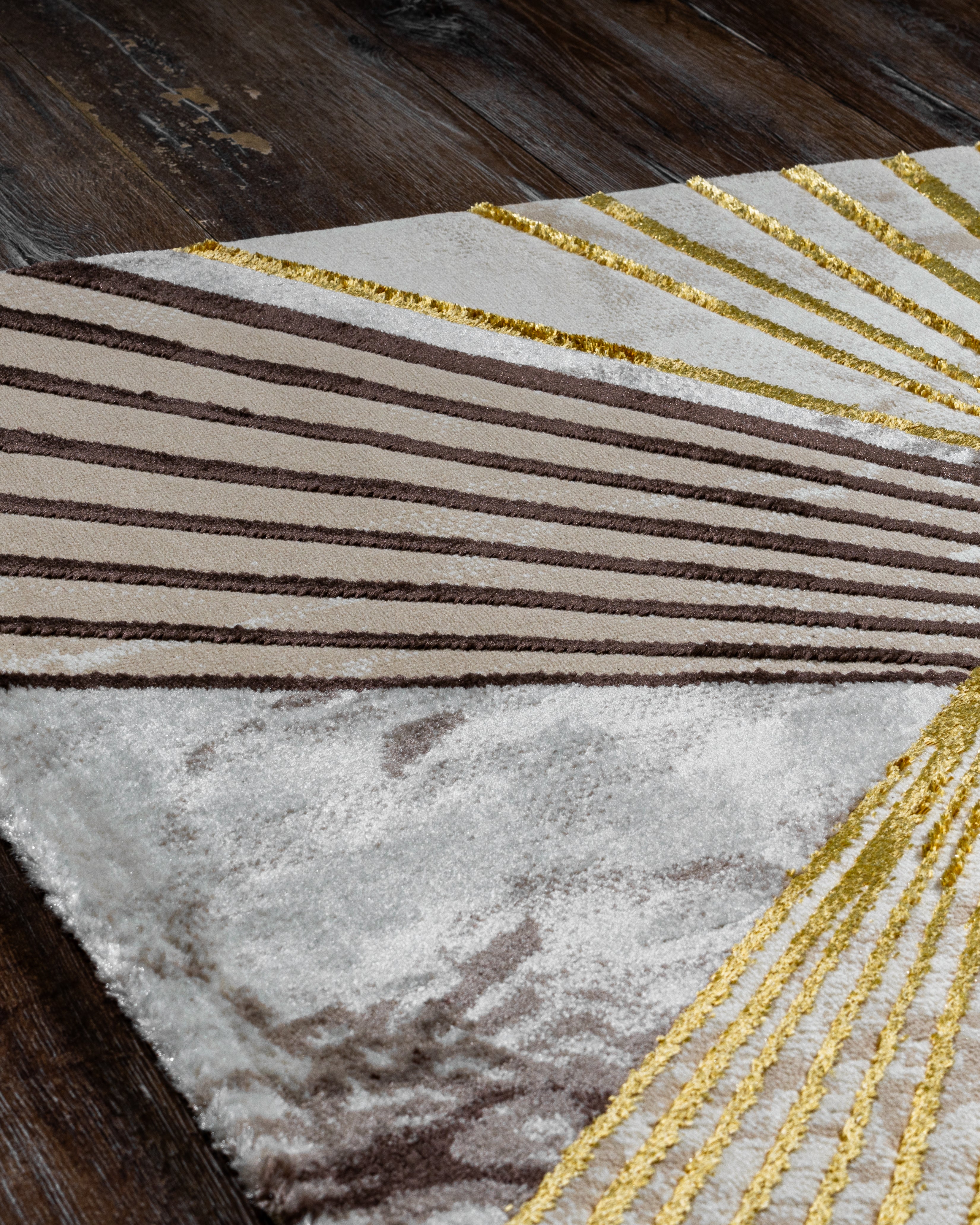 Rumefa- Marmaris Hochflor Textur Teppich T031A