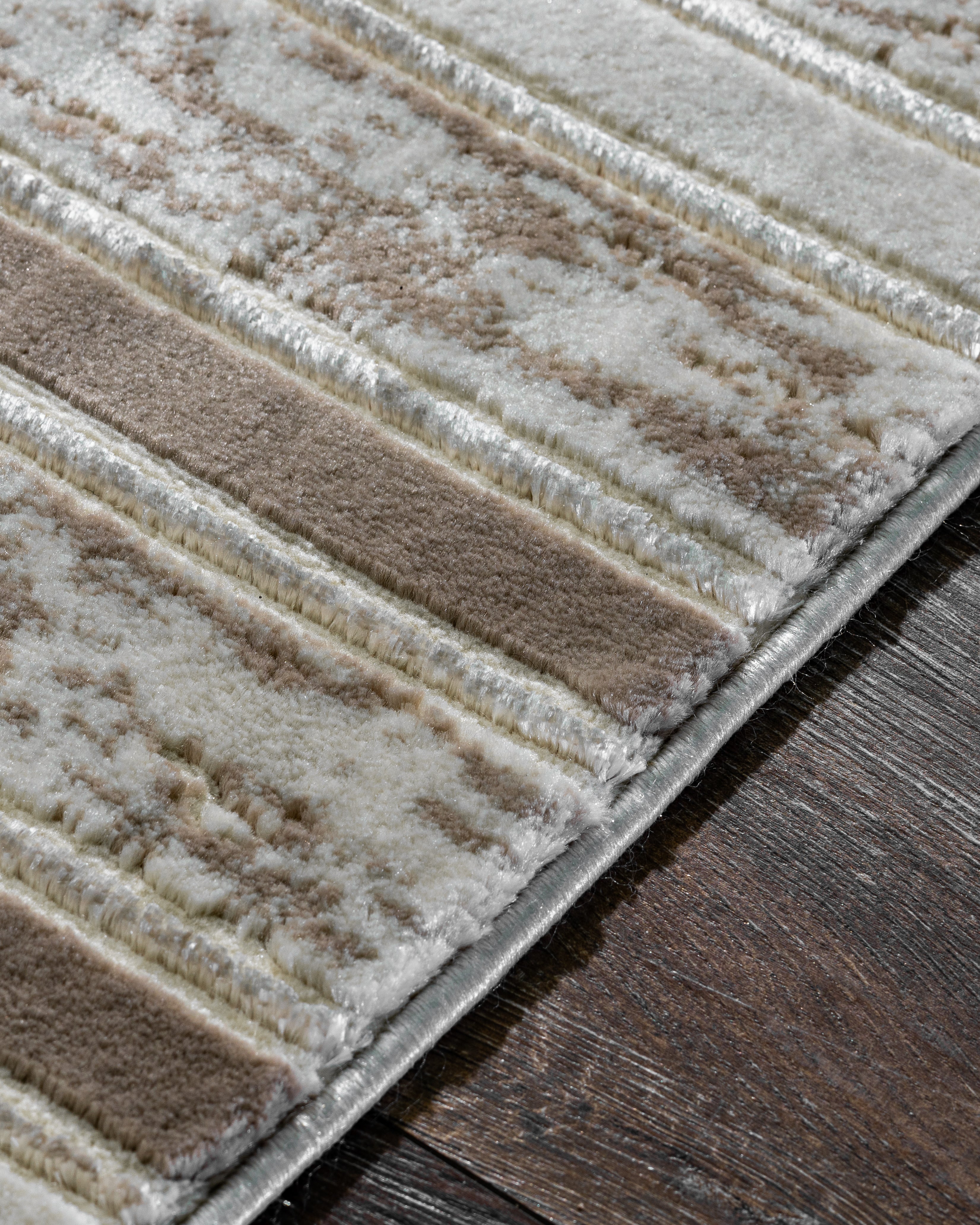 Rumefa- Marmaris Hochflor Textur Teppich T043B