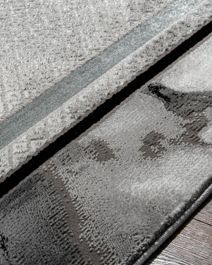 Rumefa- Marmaris Hochflor Textur Teppich T047A